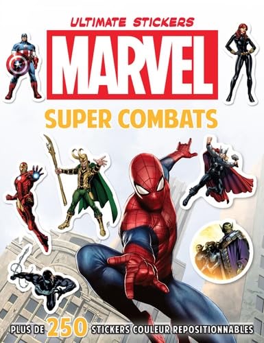 Beispielbild fr Ultimate stickers Marvel : Super combats zum Verkauf von medimops