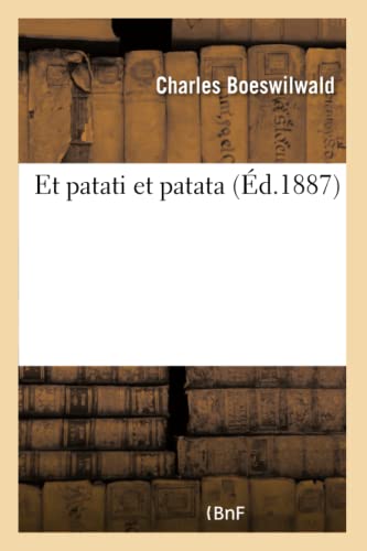 Stock image for Et Patati Et Patata (French Edition) for sale by Lucky's Textbooks