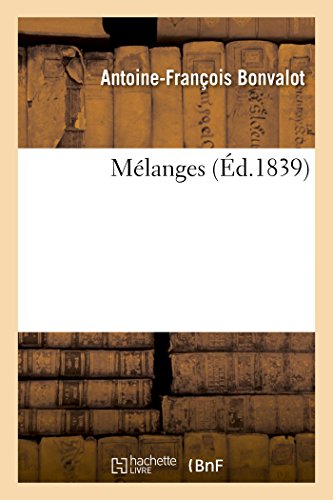 Stock image for Mlanges (French Edition) for sale by Lucky's Textbooks