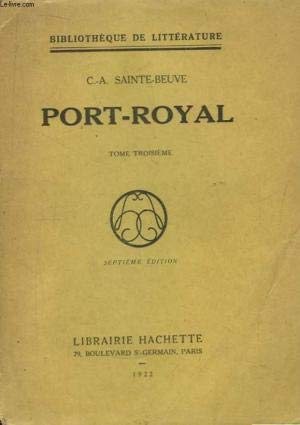9782014451955: Port-Royal. Tome 3 (Histoire)