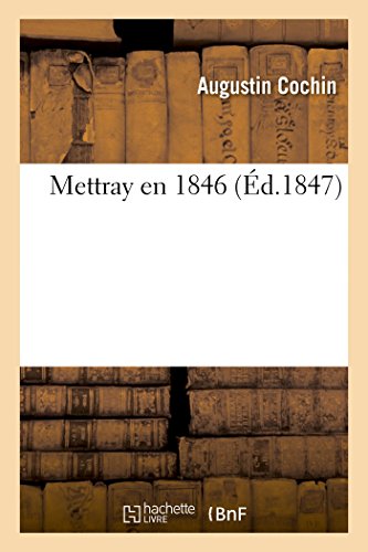 Imagen de archivo de Mettray En 1846 (Histoire) (French Edition) a la venta por Books Unplugged