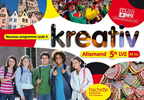 9782014626872: Kreativ allemand cycle 4 / 5e LV2 - Livre lve - Nouveau programme 2016