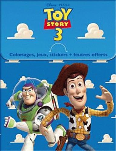 9782014635027: Toy Story 3: Ma pochette : coloriages, jeux, stickers et feutres offerts