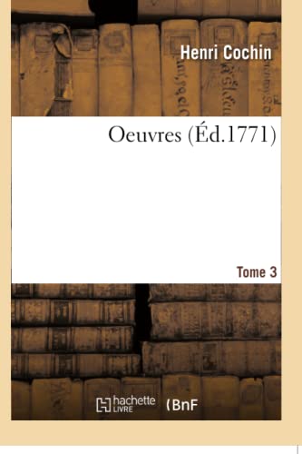 Imagen de archivo de Oeuvres Nouvelle dition, Tome 3 Sciences Sociales a la venta por PBShop.store US