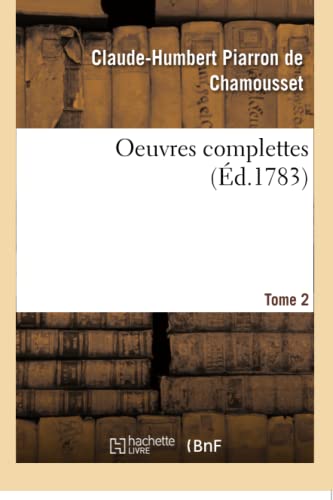 9782016186329: Oeuvres complettes T02 (Sciences Sociales)