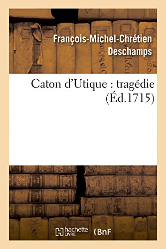 9782016190180: Caton d'Utique : tragdie