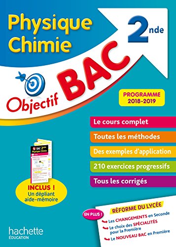 Stock image for Objectif Bac Physique Chimie 2nde for sale by Ammareal