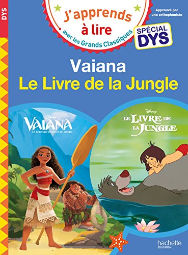 Beispielbild fr Disney - Vaiana / Le Livre de la Jungle Sp cial Dys (Dyslexie) zum Verkauf von WorldofBooks