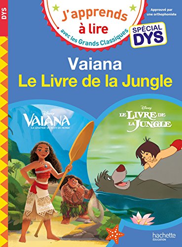 Imagen de archivo de Disney - Vaiana / Le Livre de la Jungle Sp cial Dys (Dyslexie) a la venta por WorldofBooks