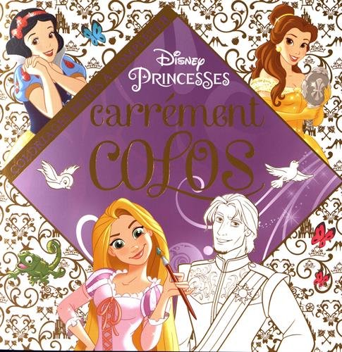 Disney Princesses : Coloriages dorés à compléter