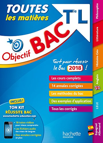 Beispielbild fr Objectif Bac 2018 - Toutes les matires Term L zum Verkauf von Ammareal