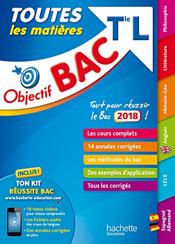 Stock image for Objectif Bac 2018 - Toutes les matires Term L for sale by Ammareal