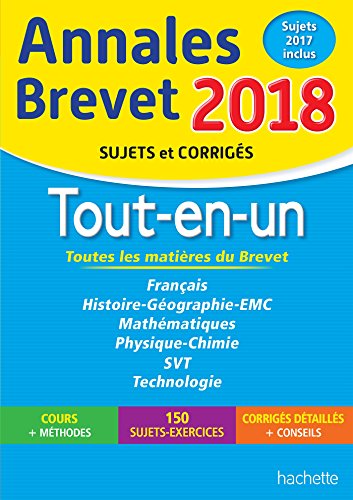 Stock image for Annales Brevet 2018 - Le Tout-en-un 3me for sale by Ammareal