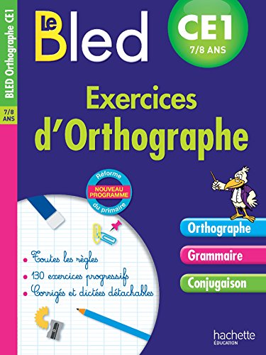 9782017012238: Exercices d'orthographe CE1 7-8 ans. Per la Scuola elementare