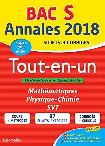Beispielbild fr Annales Bac 2018 Le Tout-En-Un Term S zum Verkauf von Ammareal