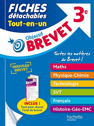 Imagen de archivo de Objectif Brevet 3e - Fiches dtachables Tout-en-Un a la venta por LeLivreVert