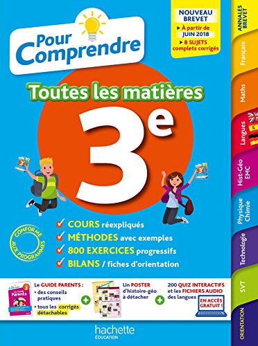 Beispielbild fr Pour Comprendre Toutes Les Matires 3E Nouveau Brevet zum Verkauf von Ammareal