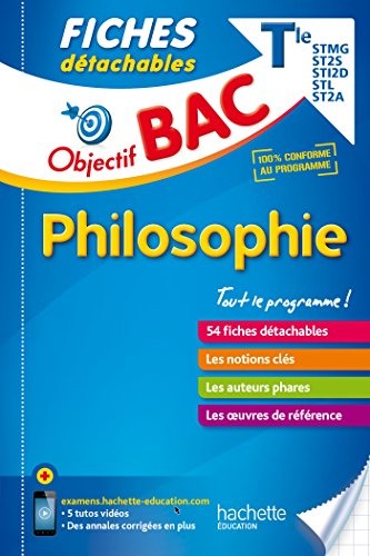 9782017014829: Objectif Bac Fiches dtachables Philosophie sries technologiques