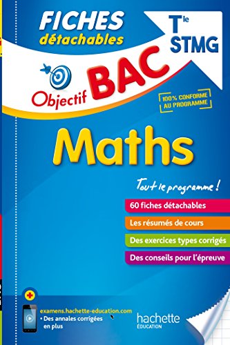Imagen de archivo de Objectif Bac Fiches dtachables Maths Term STMG a la venta por Ammareal