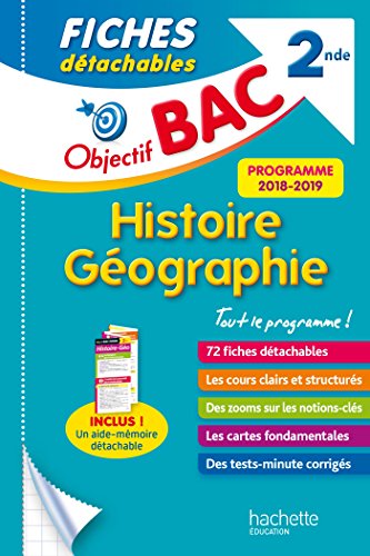 Beispielbild fr Objectif Bac Fiches Dtachables Histoire-Geographie 2nde zum Verkauf von medimops