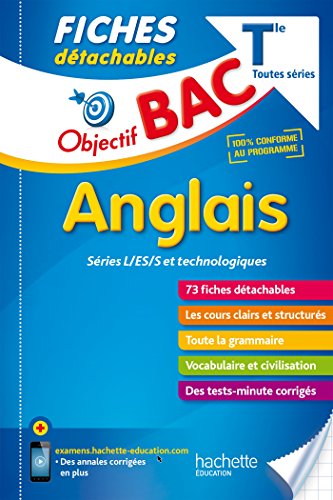Stock image for Objectif Bac Fiches Dtachables Anglais Term L/ES/S for sale by medimops