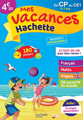 Stock image for Mes vacances Hachette du CP au CE1 : 6-7 ans for sale by medimops