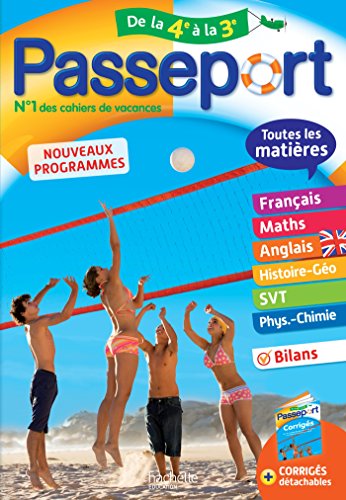 Beispielbild fr Passeport Toutes les matires - De la 4e vers la 3e - Cahier de vacances zum Verkauf von Ammareal