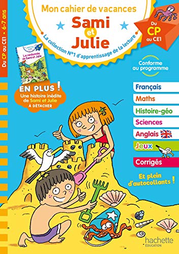 Beispielbild fr Mon cahier de vacances Sami et Julie : Du CP au CE1, 6-7 ans zum Verkauf von Revaluation Books