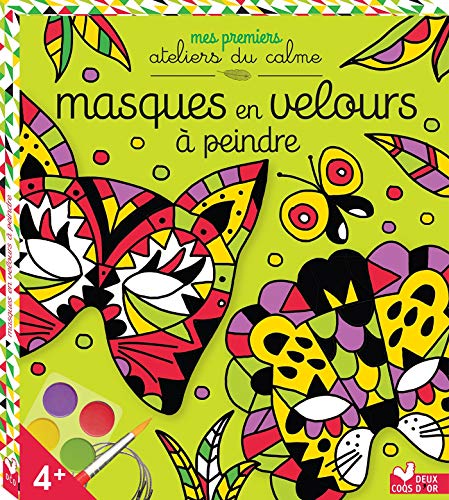 Beispielbild fr Masques velours  peindre : bote crative zum Verkauf von medimops