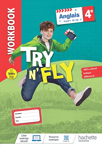 Imagen de archivo de Anglais collge - Try n' Fly cycle 4 4e - Workbook - Ed. 2022 a la venta por Ammareal