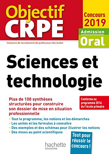Stock image for CRPE en fiches : Sciences et technologie 2019 for sale by Ammareal