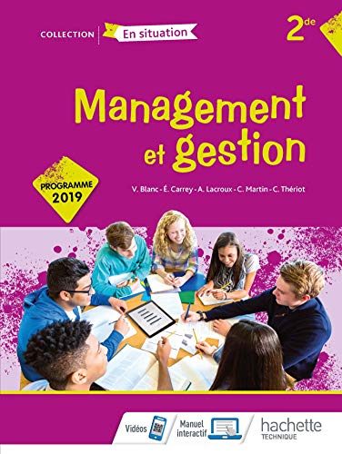 Beispielbild fr Management et gestion Option 2de - Livre lve - d. 2019 zum Verkauf von medimops