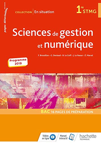 Stock image for En situation Sciences de gestion et numrique 1re STMG - Livre lve - d. 2019 for sale by Gallix