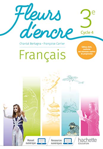 9782017066682: Fleurs d'encre Franais cycle 4/ 3e - Livre lve - Ed. 2020