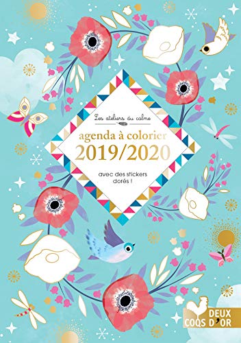 9782017072799: Mon agenda 2019-2020  colorier