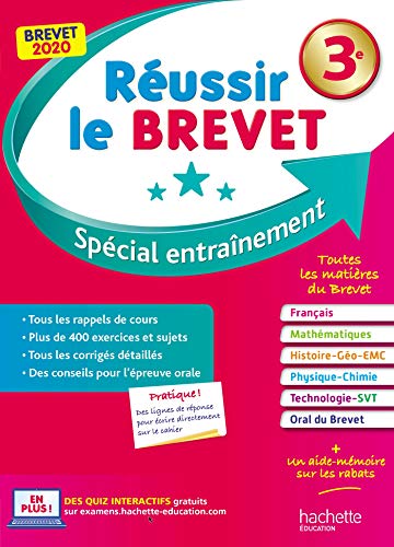 9782017081135: Russir le BREVET 2020 : nouveau Brevet 3e