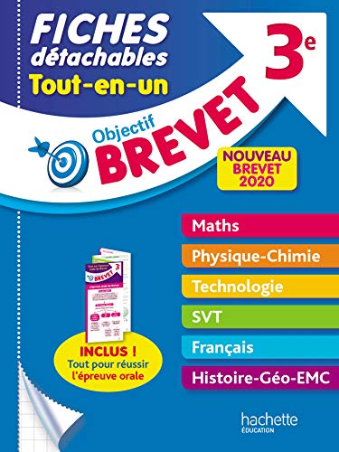 Stock image for Objectif Brevet 3e - Fiches dtachables Tout-en-Un Nouveau Brevet 2020 for sale by Ammareal