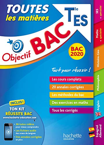 Imagen de archivo de Objectif Bac 2020 Toutes Les Matieres Term ES a la venta por Ammareal