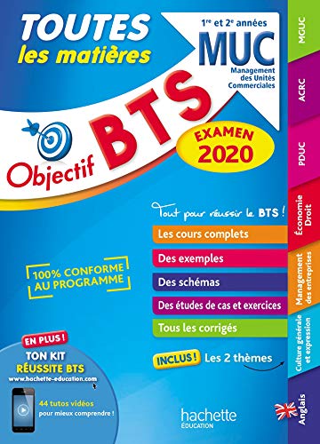 Stock image for OBJECTIF BTS MUC 2020 TOUTES LES MATIERES for sale by Ammareal