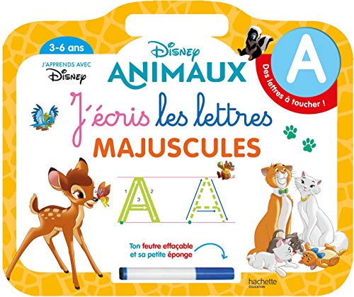 Beispielbild fr Disney animaux Ardoise J'cris les lettres majuscules (3-6 ans) zum Verkauf von medimops