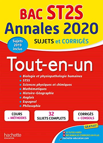 Imagen de archivo de Annales Bac 2020 Tout-En-Un Bac ST2S a la venta por Ammareal
