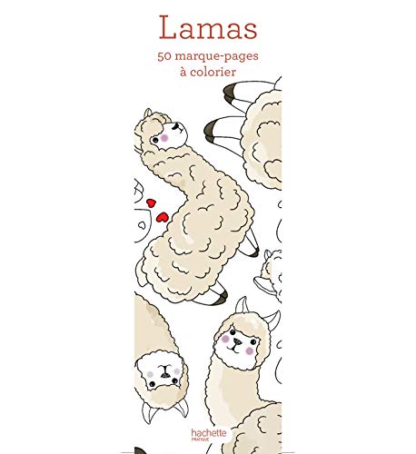 9782017085454: Lamas: 50 marque-pages  colorier