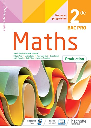 Beispielbild fr Mathmatiques Production 2de BAC PRO - cahier de l'lve - d 2020 zum Verkauf von Gallix