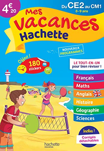 Stock image for Mes vacances Hachette du CE2 au CM1 for sale by medimops