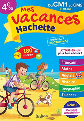 Stock image for Mes Vacances Hachette - Du CM1 au CM2 - Cahier de vacances 2021 [FRENCH LANGUAGE - No Binding ] for sale by booksXpress