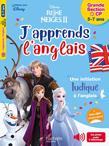 9782017119692: Disney - J'apprends l'anglais avec la Reine des neiges 5-7 ans+CP