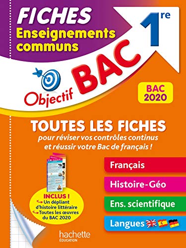 Beispielbild fr Fiches Enseignements communs 1re BAC 2020 zum Verkauf von medimops