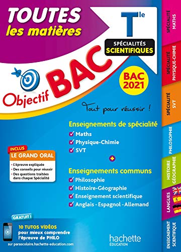 Stock image for Toutes Les Matires Terminale Spcialits Scientifiques : Bac 2021 for sale by RECYCLIVRE