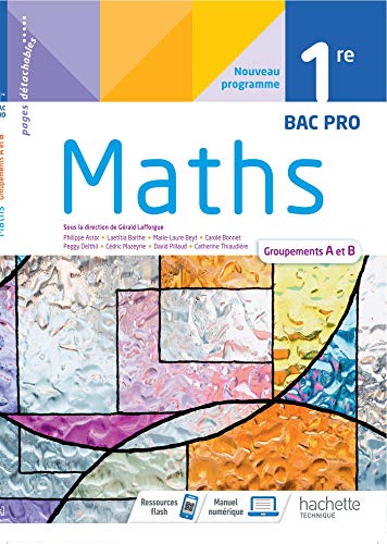 Beispielbild fr Mathmatiques 1re Bac Pro groupements A et B - cahier de l'lve - d. 2021 zum Verkauf von LeLivreVert
