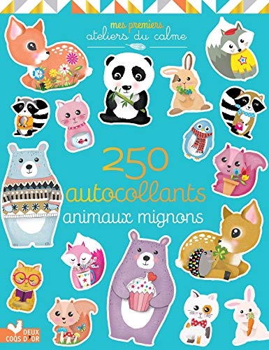 Beispielbild fr 250 stickers - animaux mignons [FRENCH LANGUAGE - No Binding ] zum Verkauf von booksXpress